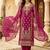 women ethnic motifs embroidered regular kurta with trousers & with dupatta