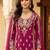 women ethnic motifs embroidered regular kurta with trousers & with dupatta