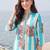 women floral printed regular cotton kurta with palazzos