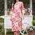 women floral printed regular kurta with trousers