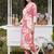 women floral printed regular kurta with trousers