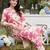 women floral printed regular kurta with trousers