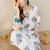 women floral printed regular cotton kurta with trousers