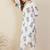 women floral printed regular cotton kurta with trousers