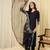 women ethnic motifs pleated thread work kurta with trousers & with dupatta