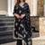 women floral printed regular cotton kurta with trousers & with dupatta