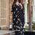 women floral printed regular cotton kurta with trousers & with dupatta
