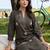women ethnic embroidered regular thread work cotton kurta with trousers