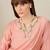 women ethnic motifs embroidered regular thread work kurta with trousers