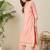 women ethnic motifs embroidered regular thread work kurta with trousers