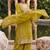 women ethnic motifs embroidered regular thread work kurta with sharara & with dupatta