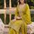 women ethnic motifs embroidered regular thread work kurta with sharara & with dupatta