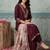 women ethnic motifs embroidered regular thread work kurta with patiala & with dupatta