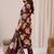 women floral printed regular thread work chanderi silk kurta with trousers & with dupatta