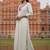women ethnic motifs embroidered regular thread work liva kurta with trousers