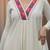 women ethnic motifs embroidered regular thread work liva kurta with trousers