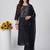 women floral embroidered regular thread work kurta with trousers & with dupatta