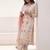women floral embroidered regular mirror work kurta with trousers & with dupatta