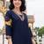 women ethnic motifs printed regular kurta with trousers