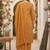 women floral printed regular thread work kurta with trousers & with dupatta
