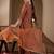 women ethnic motifs embroidered regular thread work liva kurta with trousers & with dupatta