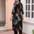 women printed regular kurta with trousers