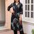 women printed regular kurta with trousers