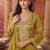 women ethnic motifs embroidered regular sequinned kurta with sharara & with dupatta