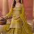 women ethnic motifs embroidered regular sequinned kurta with sharara & with dupatta