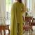 women ethnic motifs embroidered regular thread work kurta with palazzos & with dupatta