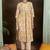 women floral printed empire cotton kurta with trousers & with dupatta