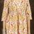 women floral printed empire cotton kurta with trousers & with dupatta