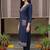 women ethnic motifs embroidered regular thread work cotton kurta with trousers