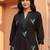 women ethnic motifs embroidered regular thread work cotton kurta with palazzos