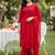 women embroidered regular thread work cotton kurta with trousers & with dupatta