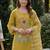 women floral embroidered regular thread work kurta with palazzos & with dupatta