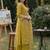 women floral embroidered regular thread work kurta with palazzos & with dupatta