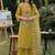 women floral embroidered regular thread work kurta with palazzos & with dupatta