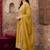 women ethnic motifs embroidered empire thread work kurta with trousers & with dupatta