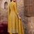 women ethnic motifs embroidered empire thread work kurta with trousers & with dupatta