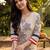 women ethnic motifs printed regular kurta with trousers