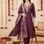 women ethnic motifs embroidered regular kurta with trousers & with dupatta