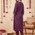 women ethnic motifs embroidered regular kurta with trousers & with dupatta