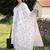 women ethnic motifs embroidered regular thread work cotton kurta with trousers & with dupatta