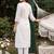 women ethnic motifs embroidered regular thread work cotton kurta with trousers & with dupatta