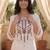 women ethnic motifs embroidered regular mirror work cotton kurta with trousers & with dupatta