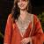 women ethnic motifs embroidered regular kurta with trousers & with dupatta