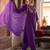 women ethnic motifs embroidered regular thread work liva kurta with trousers & with dupatta
