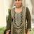women ethnic motifs embroidered regular thread work kurta with palazzos & with dupatta
