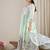 women ethnic motifs printed empire cotton kurta with trousers & with dupatta